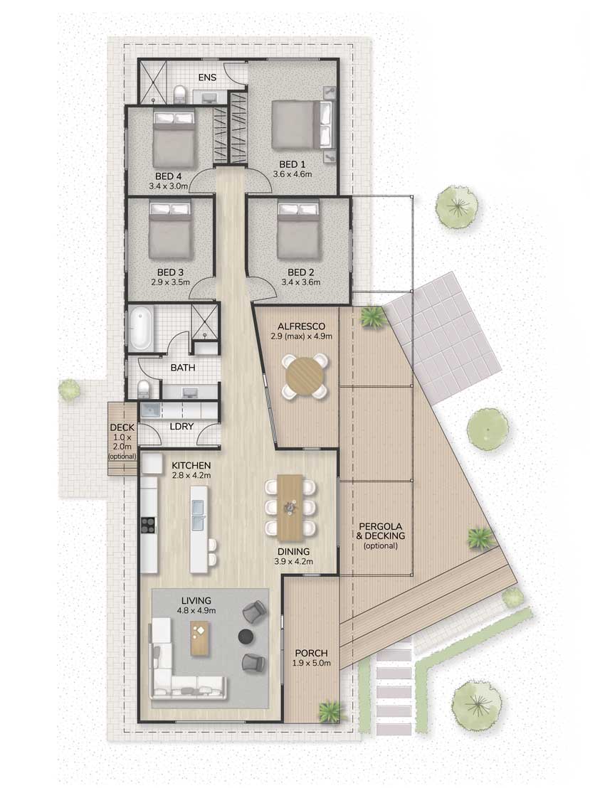 Drysdale 160 floorplan